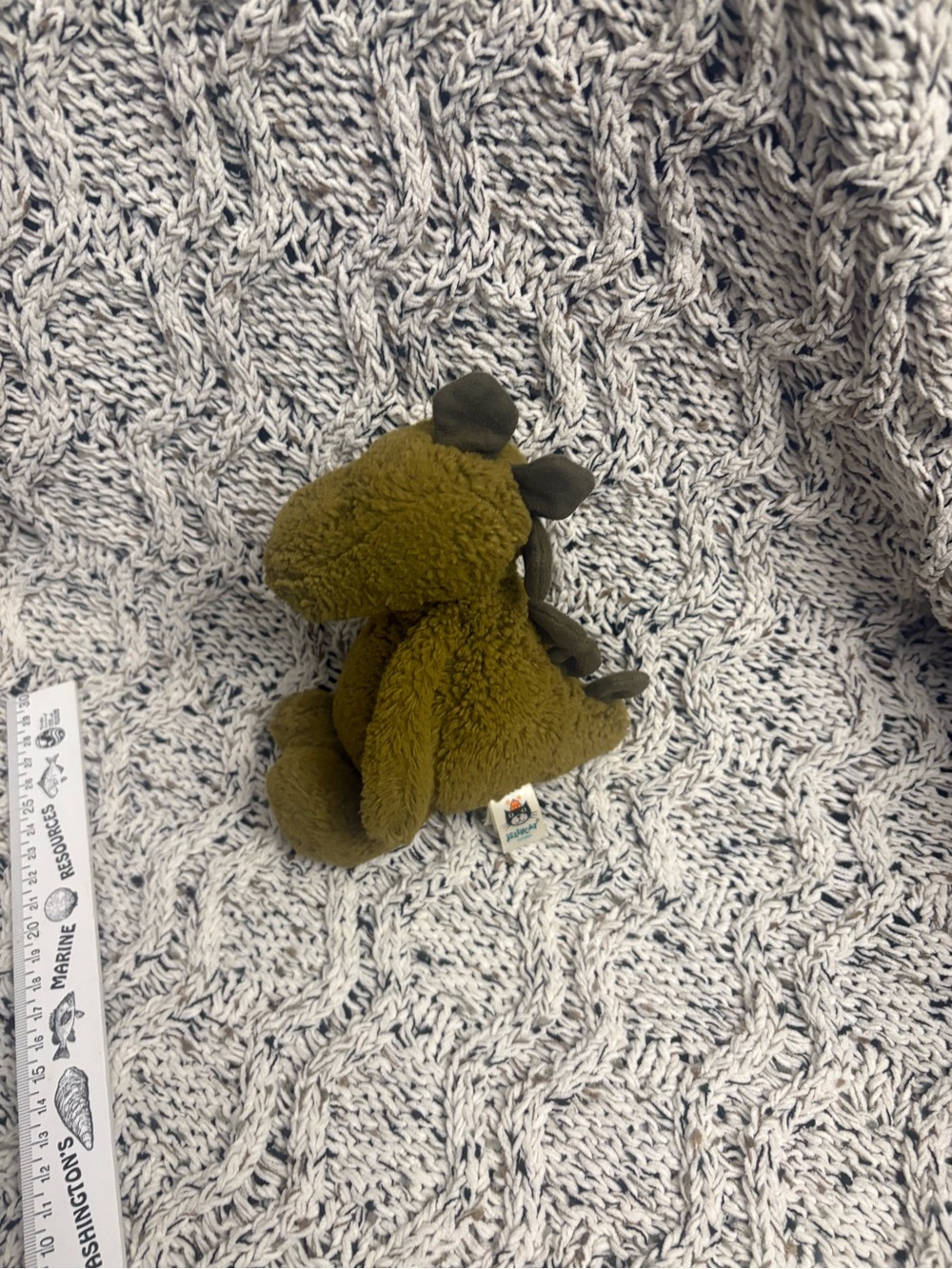 Jellycat Olive Green Dino Plush